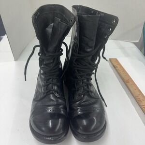 Vintage USA MADE Corcoran 1500 Jump Boots Black Combat Mens 10 D Military Punk